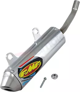 FMF Slip-On Silencer PowerCore 2 Elliptical aluminium silver - 25258