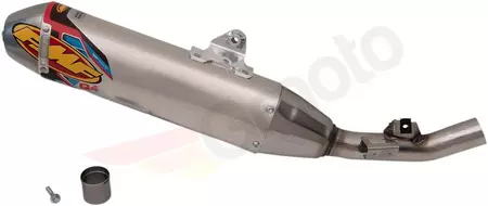 Slip-On uitlaatdemper FMF Q4 HEX roestvrij staal / aluminium - 41578