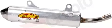 Silencer Slip-On FMF TurbineCore 2 oval din oțel inoxidabil argintiu - 21017