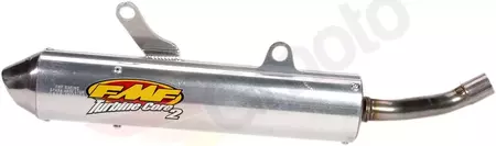 Silenciador Slip-On FMF TurbineCore 2 oval em aço inoxidável prata - 24017