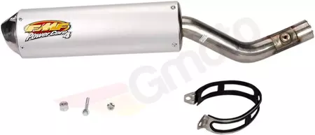 Silenciador Slip-On FMF PowerCore 4 oval em aço inoxidável, alumínio - 41021
