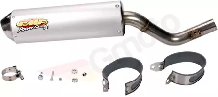 Silenziatore Slip-On FMF PowerCore 4 ovale in acciaio inox / alluminio - 41022