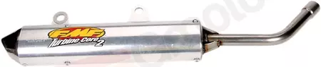 Slip-On uitlaatdemper FMF TurbinCore 2 ovaal roestvrij staal - 20309