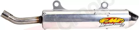 Slip-on lyddæmper FMF TurbinCore 2 oval i rustfrit stål - 20329