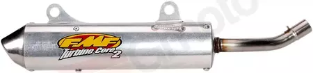 Slip-on lyddæmper FMF TurbinCore 2 oval i rustfrit stål - 20331