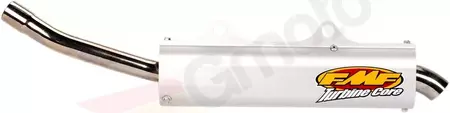 Silenciador Slip-On FMF TurbinCore oval em aço inoxidável - 20337