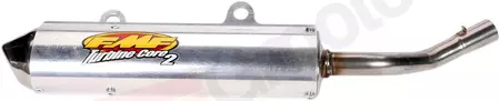 Slip-On-Schalldämpfer FMF TurbinCore 2 oval aus Edelstahl - 20340