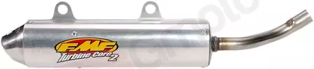 Slip-on lyddæmper FMF TurbinCore 2 oval i rustfrit stål - 20362