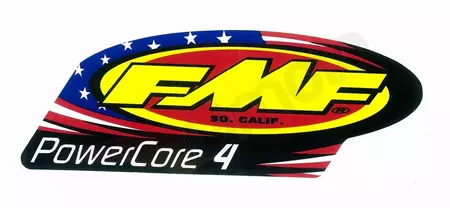 FMF PowerCore 4 patriotiskās vinila uzlīmes uz trokšņa slāpētāja - 12695