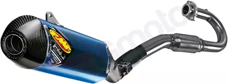 Full System FMF Factory 4.1 silenciador em aço inoxidável/azul anodizado - 44401