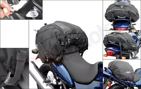 Stražnja torba za motocikl Gears Canada Navigator, crna - 100179-1