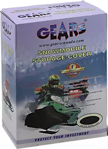 L Gears Canada capa de nylon para motas de neve preta - 300149-1-GT
