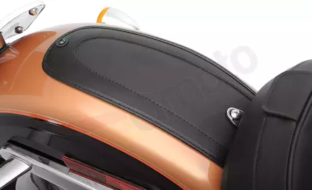 Cuir - revêtement en cuir de l'aile arrière cuir vinyle lisse Drag Specialties-3
