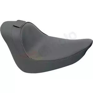 Asiento - sofá delantero individual CON cuero negro Drag Specialties - 0802-0626