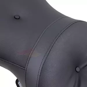 Säte - soffa Bred Lågprofil bak 2-UP svart läder Drag Specialties-2