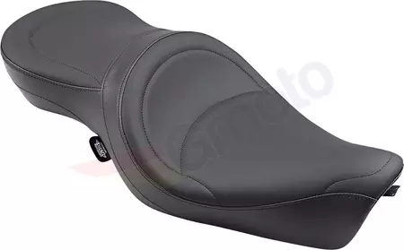 Siedzenie - kanapa Wide Low profile tył 2-UP czarna skóra Drag Specialties - 0804-0298