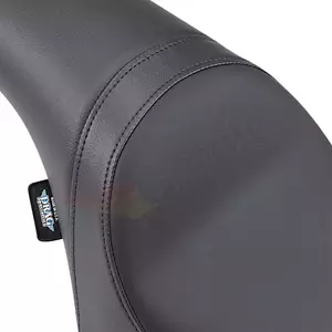 Sæde - Predator bænksæde i fuld længde, sort læder Drag Specialties-4