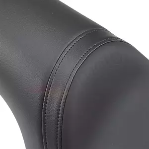 Sæde - Predator bænksæde i fuld længde, sort læder Drag Specialties-3