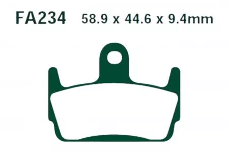 Zavorne ploščice EBC SFA 234 (2 kosa) - SFA234