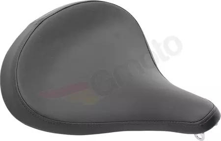 Assento - Solo de mola Solo dianteiro grande em pele preta Drag Specialties-1