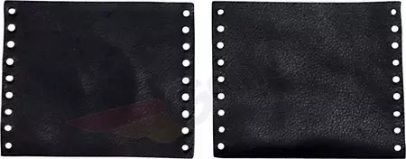 Empuñadura de cuero negro Drag Specialties - DS243058