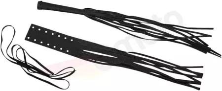 Cobertura da alavanca - punhos em pele preta Drag Specialties - DS243062