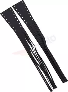 Svirčių dangtelis - rankenos juoda oda Drag Specialties - DS243063