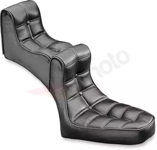 Ülés - Scorpion ülés háttámla szóló fekete bőr Drag Specialties - DS907040