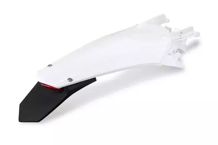 UFO Gas Gas EC-F 2021 parafango posteriore bianco (Enduro con luce LED)-1