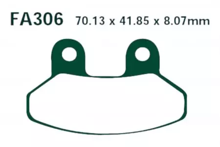 EBC SFA 306 bremžu kluči (2 gab.) - SFA306
