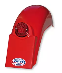 Heckflügel UFO universal mit Lampe Beta rot-1