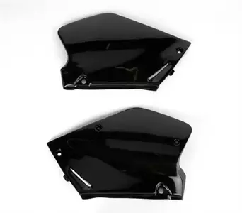 Set di coperture laterali posteriori in plastica UFO Honda CR 125 95-97 CR 250 95-96 nero - HO02673001