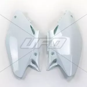 Juego de tapas laterales traseras de plástico UFO Honda CR 125 250 02-04 blanco - HO03690041