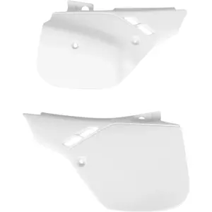 Set de capace laterale spate din plastic UFO Honda CR 125 500 89-90 CR 250 88-89 alb - HO02611041
