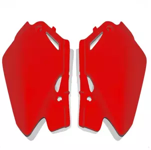 Σετ πλαστικών πίσω πλαϊνών καλυμμάτων UFO Honda CR 85 03-07 κόκκινο - HO03631070