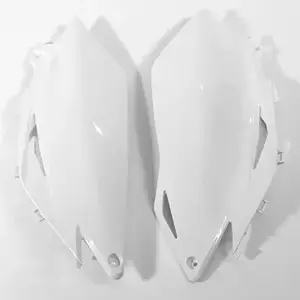 Set de capace laterale spate din plastic UFO Honda CRF 250R 10 CRF 450R 09-10 alb - HO04638041