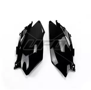 Juego de tapas laterales traseras de plástico UFO Honda CRF 250R 11-13 CRF 450R 11-12 negro modelo USA - HO04648001