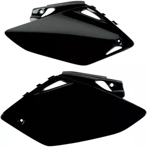 Juego de tapas laterales traseras de plástico UFO Honda CRF 450R 07-08 negro - HO04616001