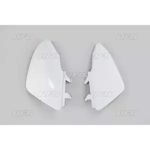 Komplet plastikowych osłon bocznych tylnych UFO Honda CRF 50 04-20 białe - HO03644041