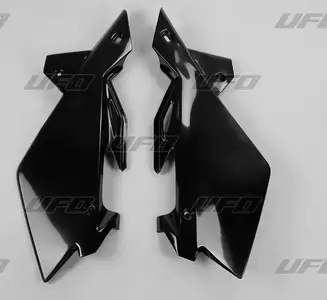 Set di coperture laterali posteriori in plastica UFO Husqvarna 4T 05-07 2T 06-08 nero - HU03317001