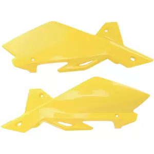 Комплект пластмасови странични капаци за задно UFO Husqvarna 4T 05-07 2T 06-08 жълт - HU03317103