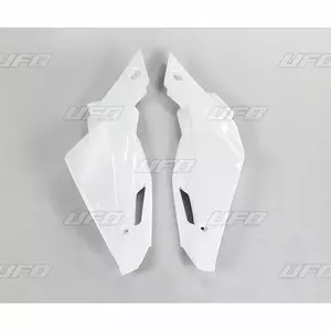 Juego de tapas laterales de plástico para UFO trasero Husqvarna TC TE 08-12 blanco - HU03324041