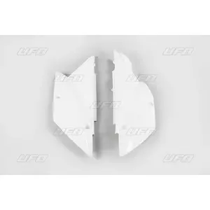 Conjunto de tampas laterais de plástico para UFOs traseiros Kawasaki KLX 110 10-20 branco - KA04717047