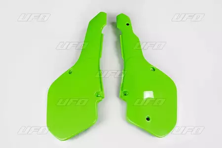 Sada plastových zadních bočních krytů UFO Kawasaki KX 125 250 500 87 zelená - KA02704026
