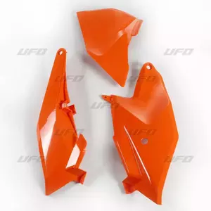 Juego de tapas laterales traseras de plástico UFO con tapa de filtro naranja - KT04086127