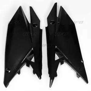 Set di coperture laterali posteriori in plastica UFO Suzuki RMZ 250 19-20 RMZ 450 18-20 nero - SU04942001