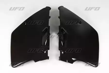 Set di coperture laterali posteriori in plastica UFO TM 80 125 250 97-00 nero - TM03111001