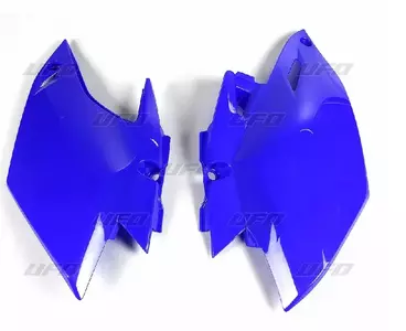 Jeu de caches arrières en plastique UFO Yamaha WRF 450 12-13 bleu - YA04830089