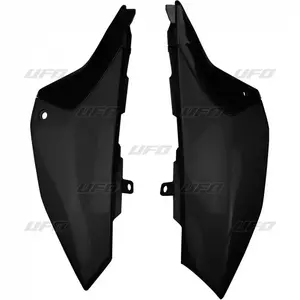 Aizmugurējo sānu plastmasas vāku komplekts UFO Yamaha YZ 65 19-20 melns - YA04868001