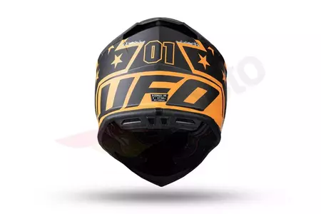 UFO Interpid General fekete narancssárga matt L motorkerékpár cross enduro bukósisak-5